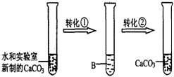 模拟溶洞的“形成”实验